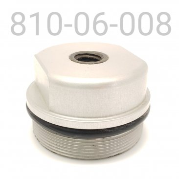 END CAP, Q.A. RES., THREADED, (3/8-16)