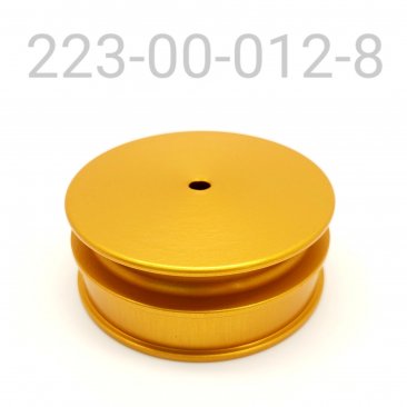 FLOATING PISTON, 2" BORE, INVERTED W/BLEED, GOLD