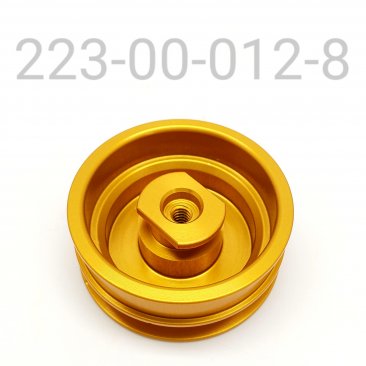FLOATING PISTON, 2" BORE, INVERTED W/BLEED, GOLD