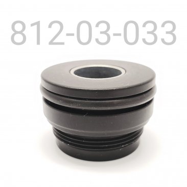 BEARING CAP, CIRLCIP STYLE, 1.5 BORE X 5/8 Shaft, 0.975 TLG, BLACK, , W/TOP THREADS, FIST
