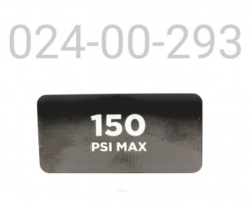 Decal: Air Pressure Dot [0.75 O.D.] Float, 150 PSI