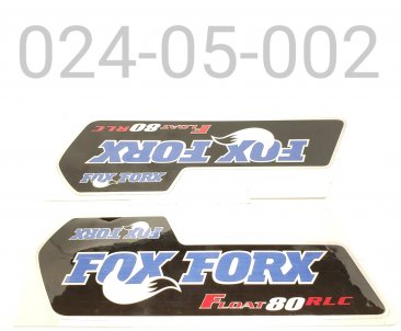 Decal, Fox Forx, Set of 2