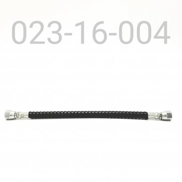 Hose:(T) -5, .25" ID, SS Braid [Both Ends -5 Straight Female AN Swivel, 1/2-20 thread(TS4SH-05), 12.00" TLG] Double Hex, Smoked Nylon Cover