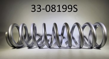 Spring: (T) [8.000 TLG X 1.875 ID X 198.90 lbs/in] Silver