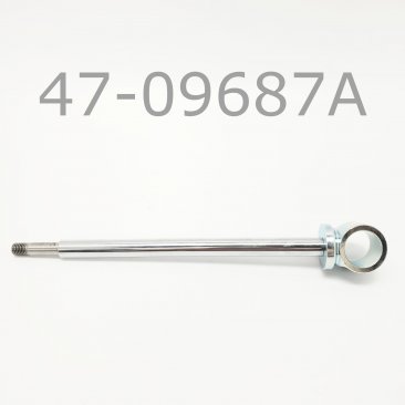 SHAFT EYELET ASSY, CHROME, 12.5MM, 9.6875" CENTER TO END, SKI DOO, '04 REV SKI