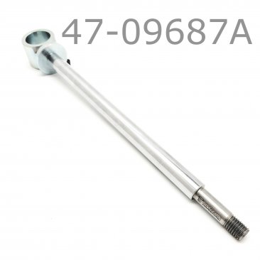 SHAFT EYELET ASSY, CHROME, 12.5MM, 9.6875" CENTER TO END, SKI DOO, '04 REV SKI