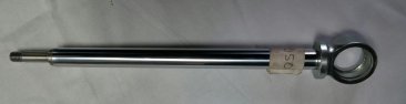 SHAFT/EYELET ASSEMBLY, CHROME, 16 MM W/STEP 10.44" CENTER TO END, SKI DOO 440/600 RACE FRONT