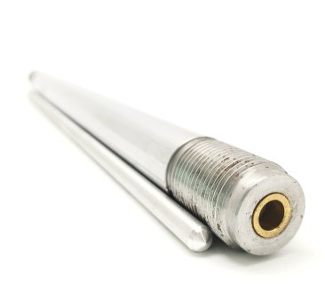 SHAFT, 16 MM, 10.000" TLG, REBOUND ADJUST, CHROME, SKI DOO RAS2 FRONT SKI