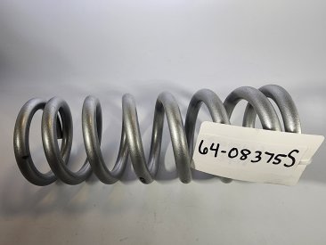 Spring: (T) [8.000 TLG X 2.250 ID X 375 lbs/in] Silver