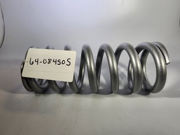 Spring: (T) [8.000 TLG X 2.250 ID X 450 lbs/in] Silver