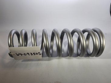 Spring: (T) [9.000 TLG X 2.250 ID X 350 lbs/in] Silver