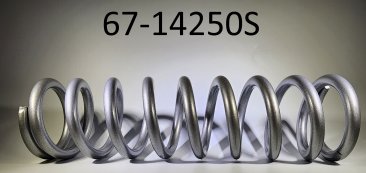 Spring: (T) [14.000 TLG X 2.500 ID X 250 lbs/in] Silver