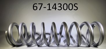 Spring: (T) [14.000 TLG X 2.500 ID X 300 lbs/in] Silver