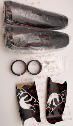 Fox Float Clamp-on Roost Guard Kit Black