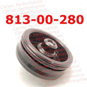 Fox 1.5 Reservoir End Cap Assembly with Schrader Valve (Bottom View)