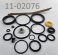 Rebuild Kit, Fox 1.5 x 1/2" Shaft, 2" Reservoir, FIST, Solid Piston Ring