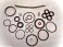 Fox Podium 2.5 Factory Series 7/8 Shaft Rebuild Kit Components