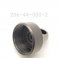 BODY CAP, 2" BORE SHOCK,  1" HOLE, PELLET FILL, BLACK
