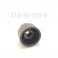 REBOUND KNOB, .700" OD X .500 TLG, NYLON, BLACK