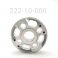 Valving Piston, 2" Bore, No Bleed, 0/0 DISH 1/2" ID, O-ring Groove