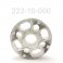 Valving Piston, 2" Bore, No Bleed, 0/0 DISH 1/2" ID, O-ring Groove