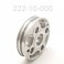 Valving Piston, 2" Bore, No Bleed, 0/0 DISH 1/2" ID, O-ring Groove