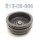 END CAP, RESERVOIR, 2.0" BORE,  .678 TLG, PELLET FILL., BLACK