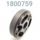 Piston, W/E 2" Hi Flow, Anodized Black, Blank(No Drilled Orifice)