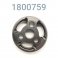 Piston, W/E 2" Hi Flow, Anodized Black, Blank(No Drilled Orifice)