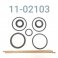REBUILD KIT, 2.5 SERIES .875 SHAFT, RR, 2.5 RES