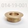BRONZE BUSHING, 1.25 OD X 1.00 FLANGE X .385 TLG