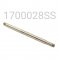 SHAFT, SS, RYDE FX, 8.04" TLG X 1/2" DIA.