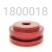Walker Evans 1.5 Inch Reservoir End Cap Red 1800018