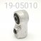 EYELET, KYB, REBOUND ADJUST, W/MOLDED BUSHING (30 MM WIDE X 10 MM HOLE), 12 MM THREADS