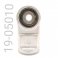 EYELET, KYB, REBOUND ADJUST, W/MOLDED BUSHING (30 MM WIDE X 10 MM HOLE), 12 MM THREADS
