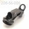 Piggyback, 1.5" Bore, 2.3" Drop Reservoir, 135°,  Fine Thread, Spherical Groove, Black