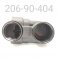 Body Cap, Piggyback, 2.250 Shock, 90 Deg., Twin Tube