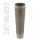 Body, 2" Bore x 8.500" TLG, Clear Aluminum, Threaded