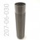 Body, 2" Bore x 8.500" TLG, Clear Aluminum, Threaded