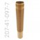 BODY, FOX, 1.5, 9.700" TLG, ALUM., CIRLCIP STYLE BEARING CAP, KASHIMA