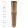 BODY, FOX, 1.5, 9.700" TLG, ALUM., CIRLCIP STYLE BEARING CAP, KASHIMA