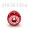 Rebound Knob, Aluminum, Red