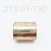 SLEEVE, 0.672 ID X 0.815 OD X .950 TLG, STEEL, GOLD ZINC