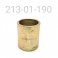 SLEEVE, 0.672 ID X 0.815 OD X .950 TLG, STEEL, GOLD ZINC