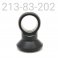 EYELET, .800 W, 2.291 TLG, BLACK, Slot Style Spring Retainer