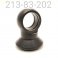 EYELET, .800 W, 2.291 TLG, BLACK, Slot Style Spring Retainer