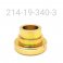 REDUCER, .550 TLG X 10MM ID, .340 SHOULDER, FOR 9/16 SPHERICAL(GOLD)