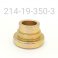 REDUCER  .560 TLG,  .399 BORE, .350 SHOULDER, 9/16 SPHERICAL, SLIP FIT, ZINC