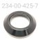 Spring Retainer, 2.48 OD x .63 TLG x 1.88 ID Spring, Aluminum, Black, No Grip Pockets
