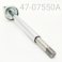 SHAFT/EYELET ASSY, HPG, CHROME,  FRONT TRACK, "HOLLOW" EYELET, 12.5mm X 7.550" CENTER TO END